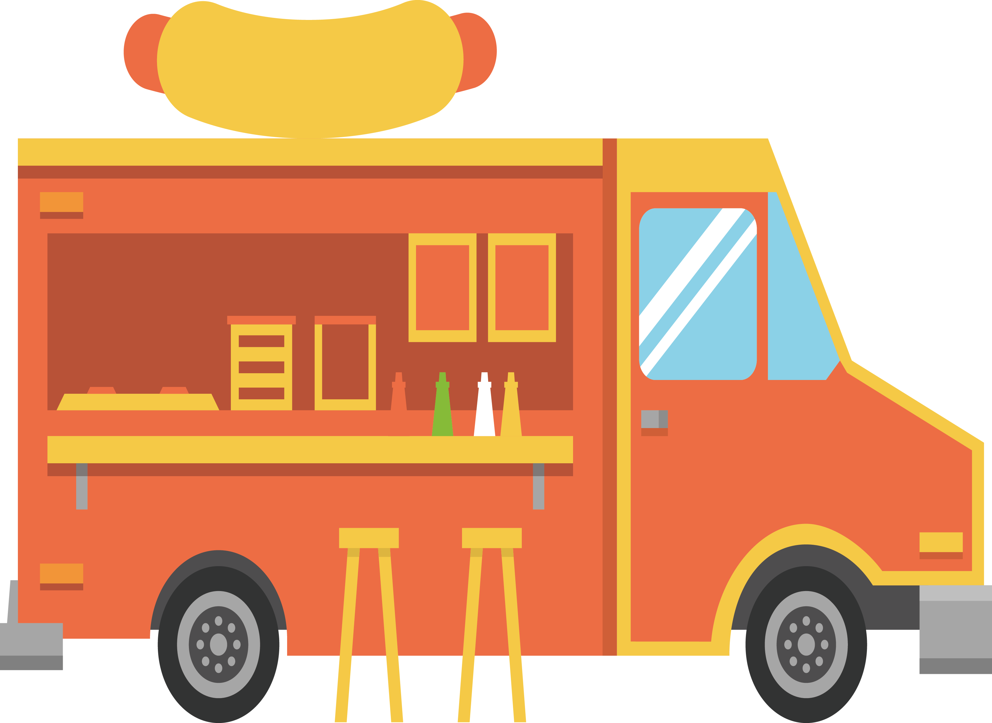 cliparts de food trucks