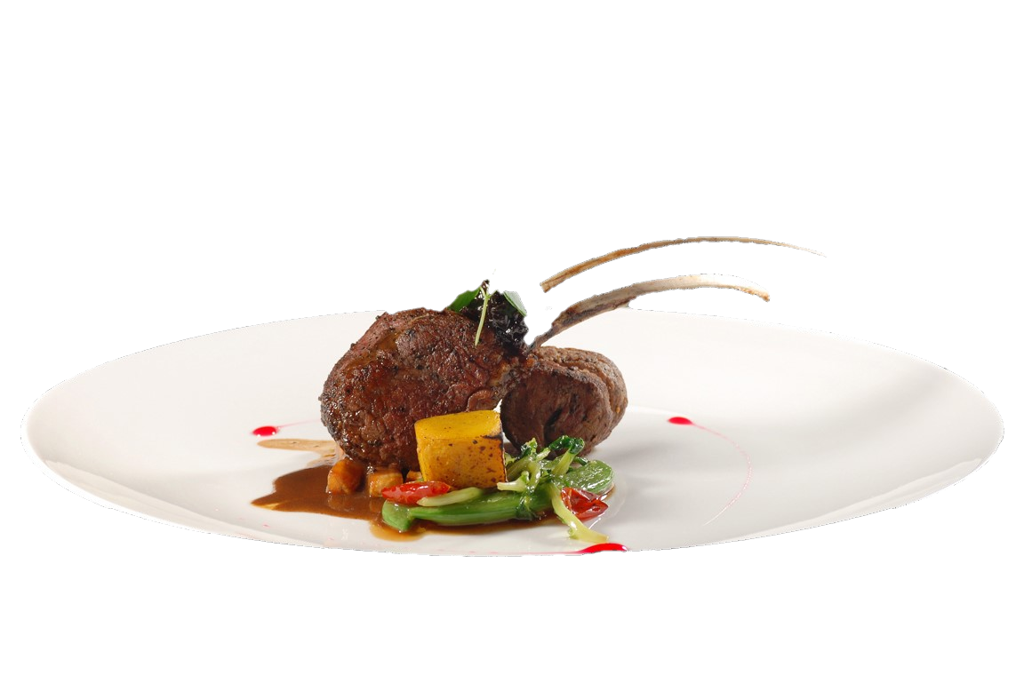 Côtelettes de sanglier sauce grand veneur.
