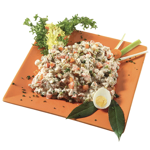 Salade de macédoine de légumes.